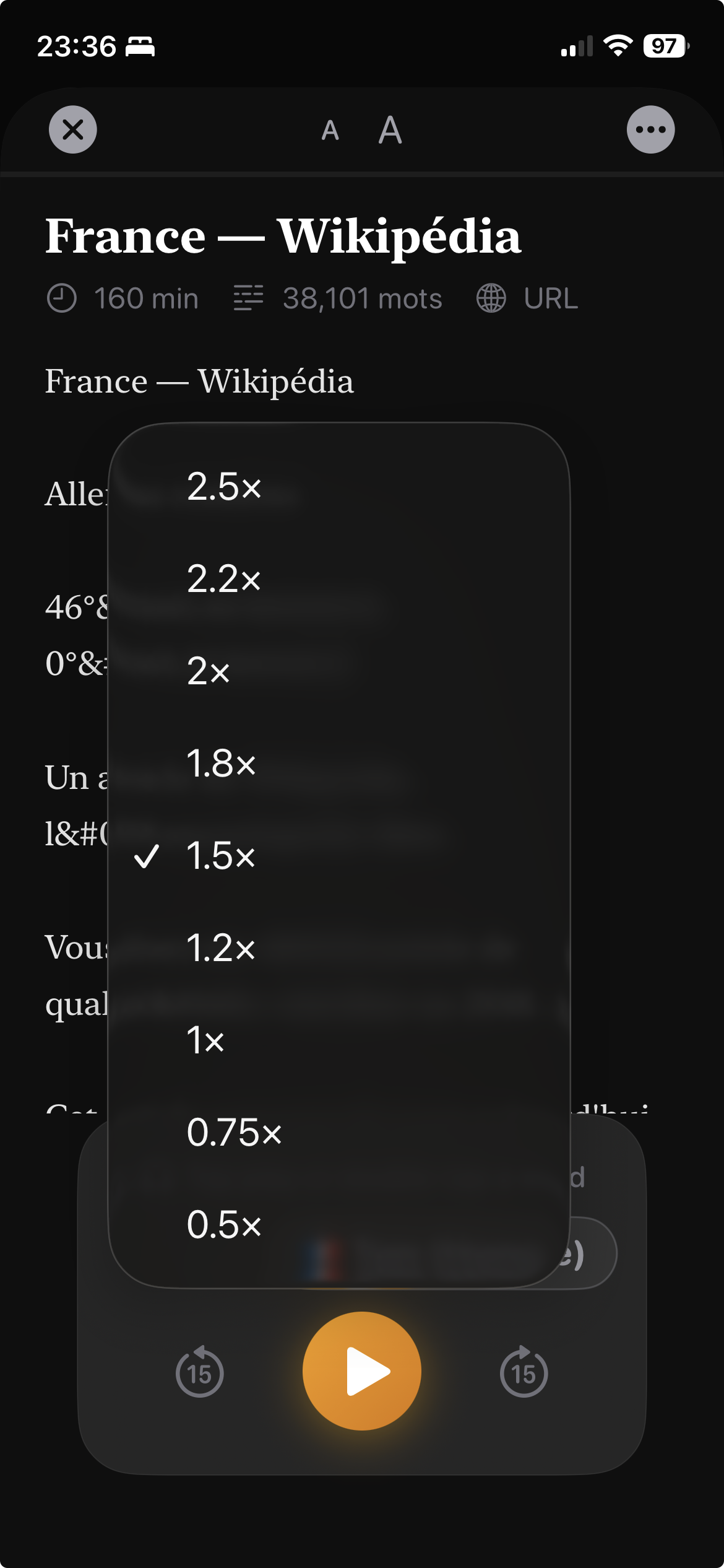 Control de velocidad
